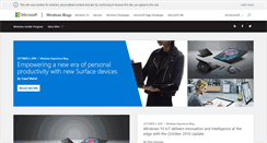 Desktop Screenshot of blogs.windows.com