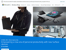 Tablet Screenshot of blogs.windows.com
